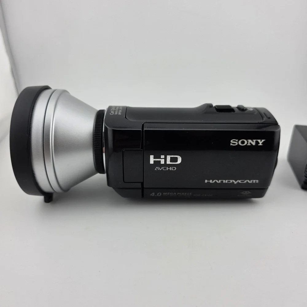 Sony Handycam HDR-CX100 HD Camcorder VCL-HA07A Lens Maximal Power Battery Tested